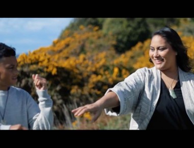 screenshot of the Ngā Kaitiaki o Papatūānuku music video