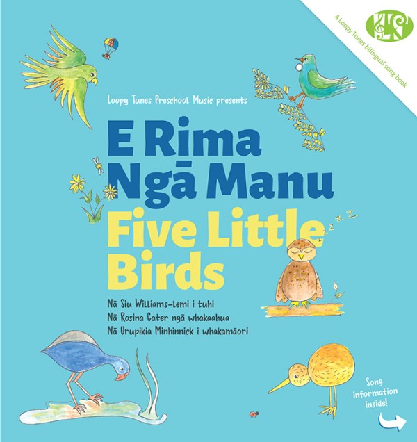 E Rima Ngā Manu | Five Little Birds Cover