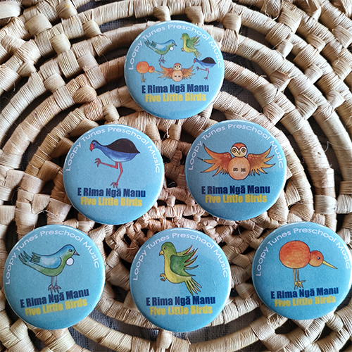 All six 'E Rima Ngā Manu' badges